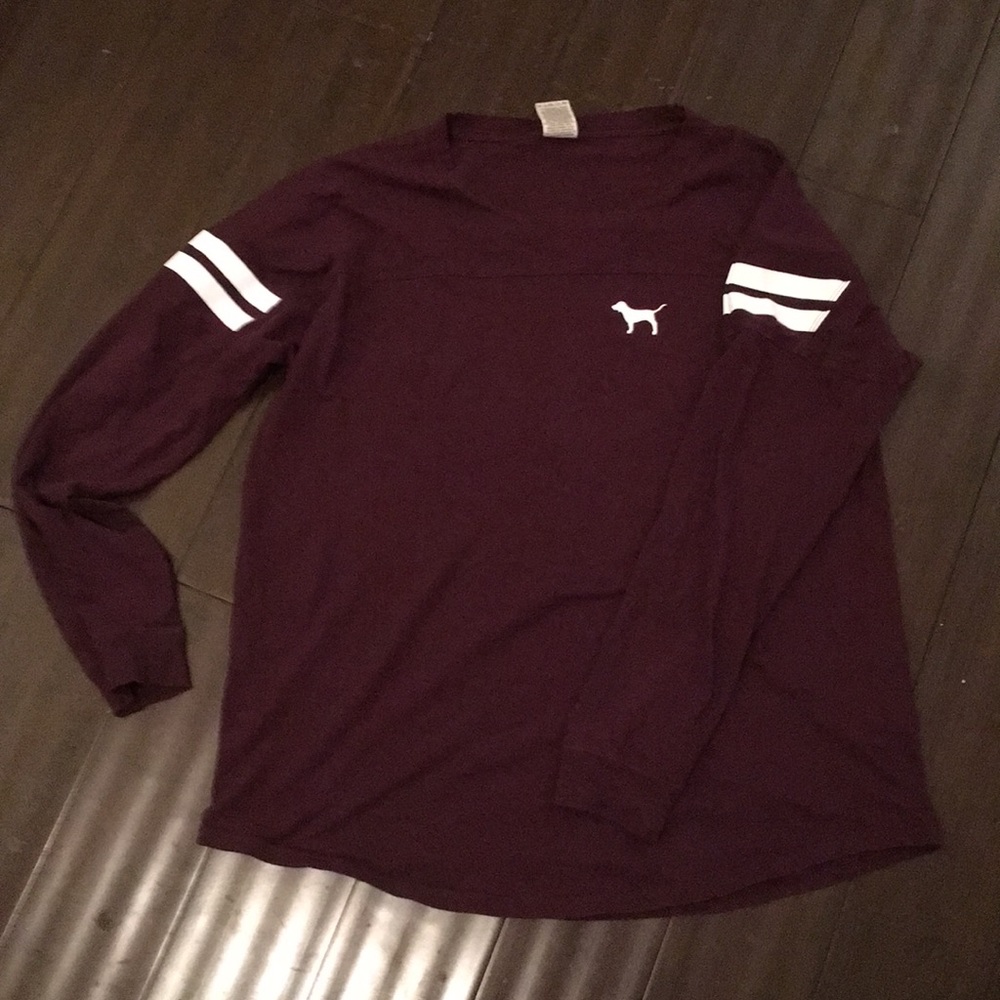 Pink Long sleeve keyhole back